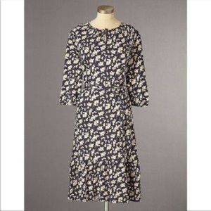 Boden Portobello Floral Print Midi Dress defects